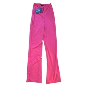 NWT PrettyLittle Thing Fuschia Flared Pants